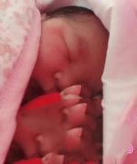 富孕2018年第一个宝宝，一个健康结实的男宝宝